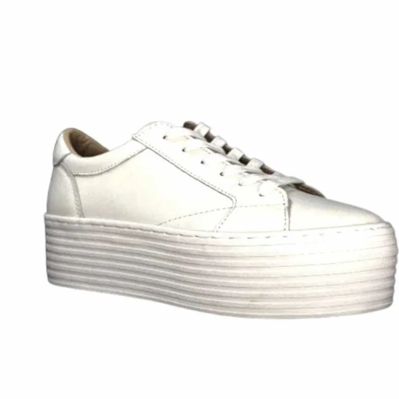 Spice Sneaker Cuir Blanc*No Name Clearance