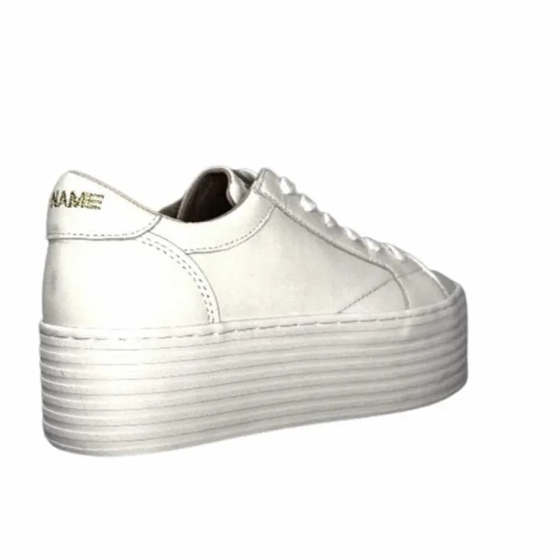 Spice Sneaker Cuir Blanc*No Name Clearance