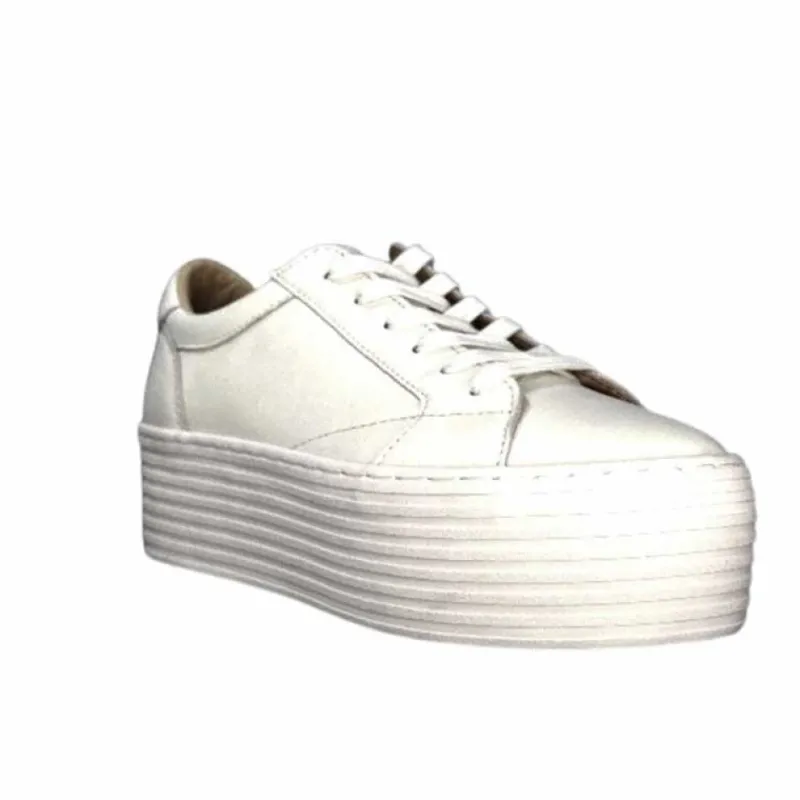 Spice Sneaker Cuir Blanc*No Name Clearance