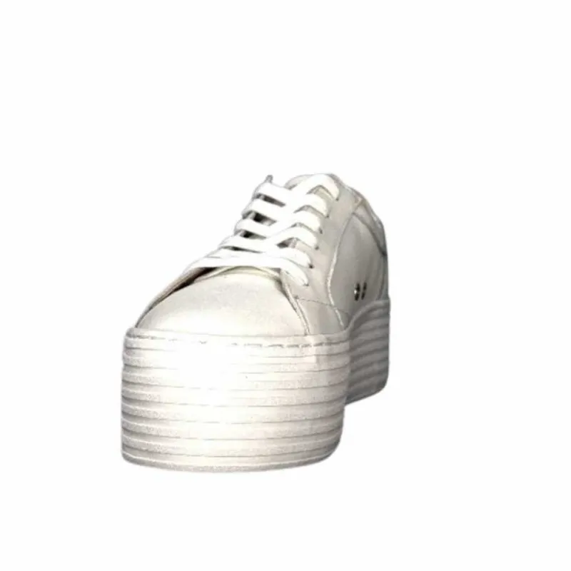 Spice Sneaker Cuir Blanc*No Name Clearance