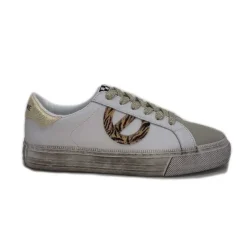 Strike Side Cuir Blanc Or*No Name Best