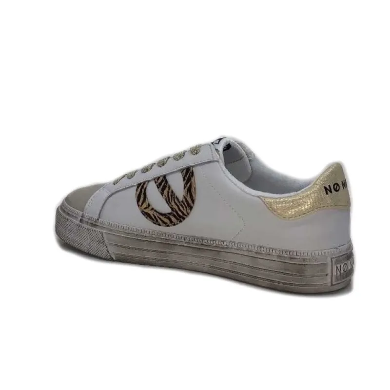 Strike Side Cuir Blanc Or*No Name Best