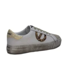 Strike Side Cuir Blanc Or*No Name Best