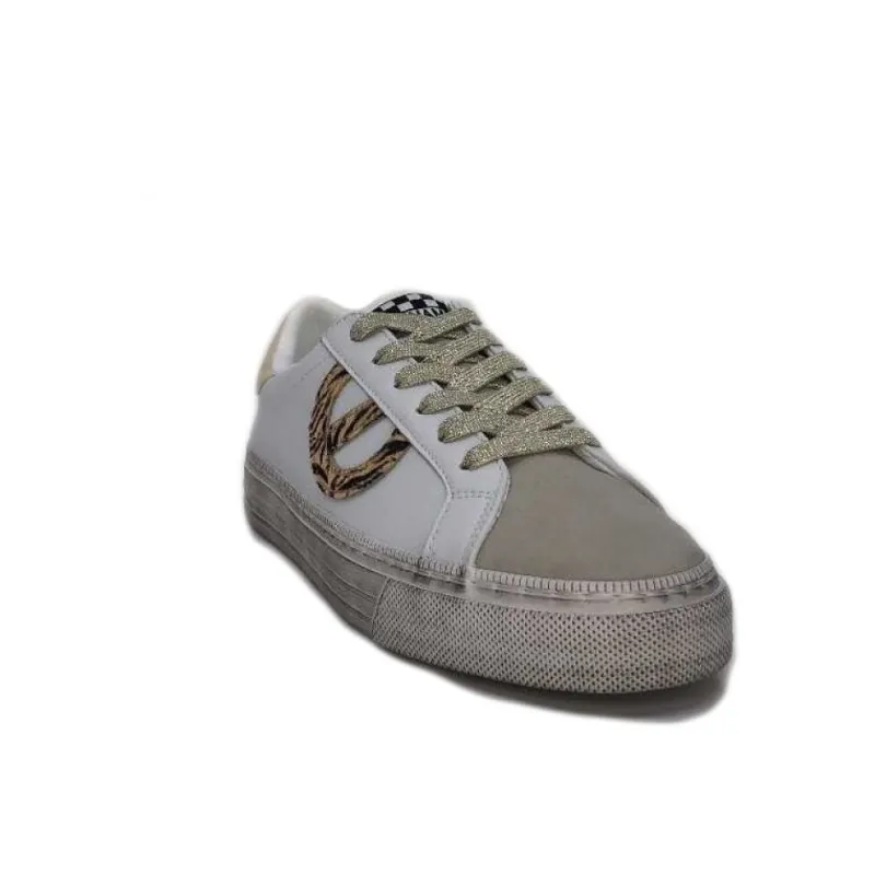 Strike Side Cuir Blanc Or*No Name Best