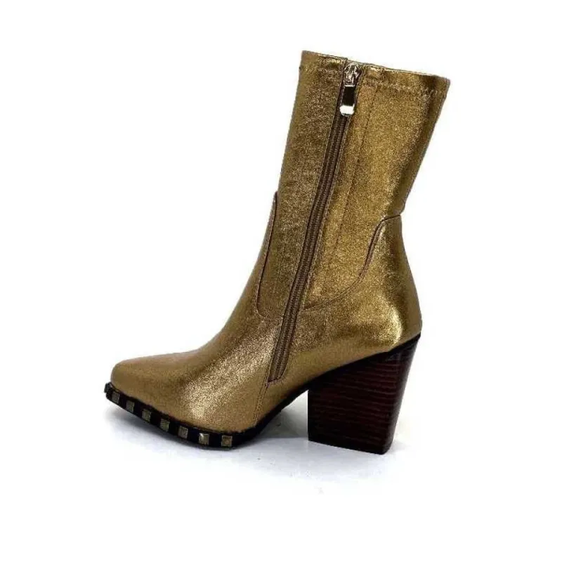 9095 Yvette Cuir Metal Or*noa harmon Outlet