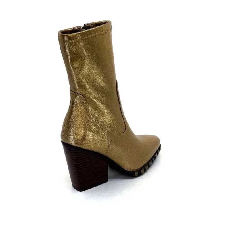 9095 Yvette Cuir Metal Or*noa harmon Outlet