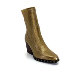 9095 Yvette Cuir Metal Or*noa harmon Outlet