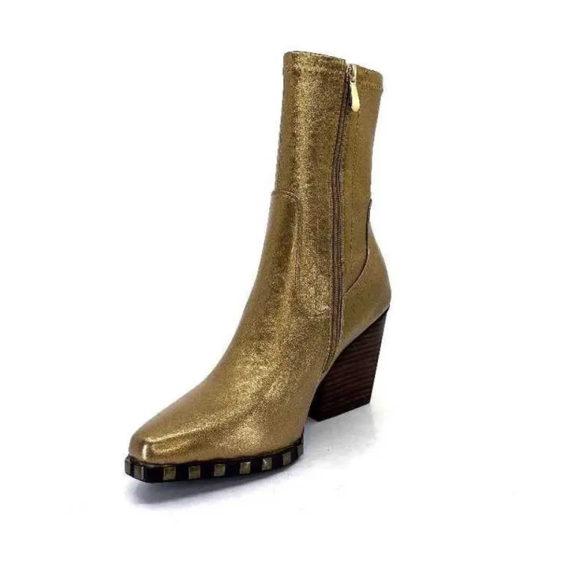 9095 Yvette Cuir Metal Or*noa harmon Outlet