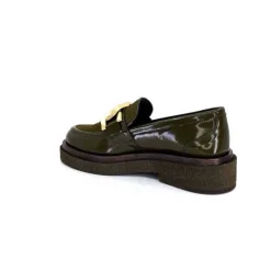 32420 D4 Cuir Glace Kaki*Pertini