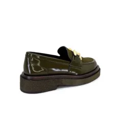 32420 D4 Cuir Glace Kaki*Pertini