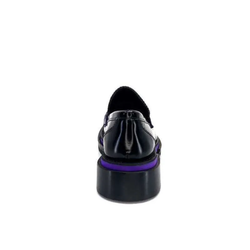 32416 D7 Cuir Noir Violet*Pertini Hot