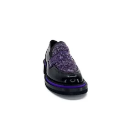 32416 D7 Cuir Noir Violet*Pertini Hot