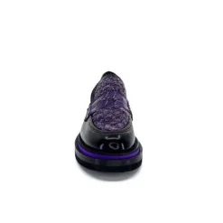 32416 D7 Cuir Noir Violet*Pertini Hot