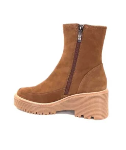 Marta 01 Daim Marron Noce*Regarde Le Ciel Discount