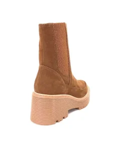 Marta 01 Daim Marron Noce*Regarde Le Ciel Discount