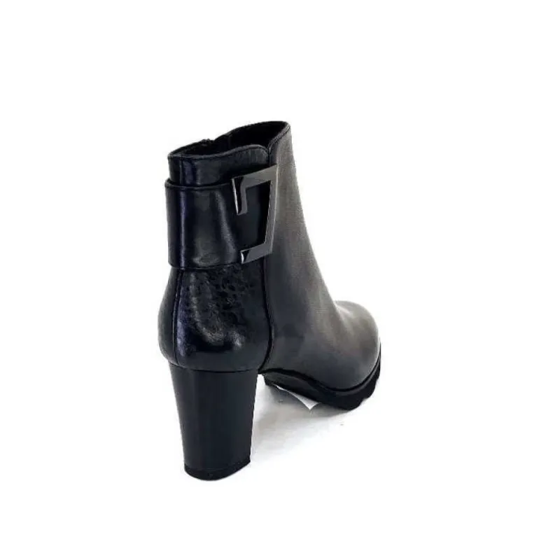 Patricia F23 Delice Cuir Noir*Regarde Le Ciel Clearance