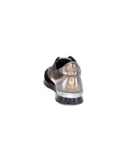 Reqins Electra Mix Daim Noir, Gris Cuir Acier & Cuir Vernis Noir*Requin New