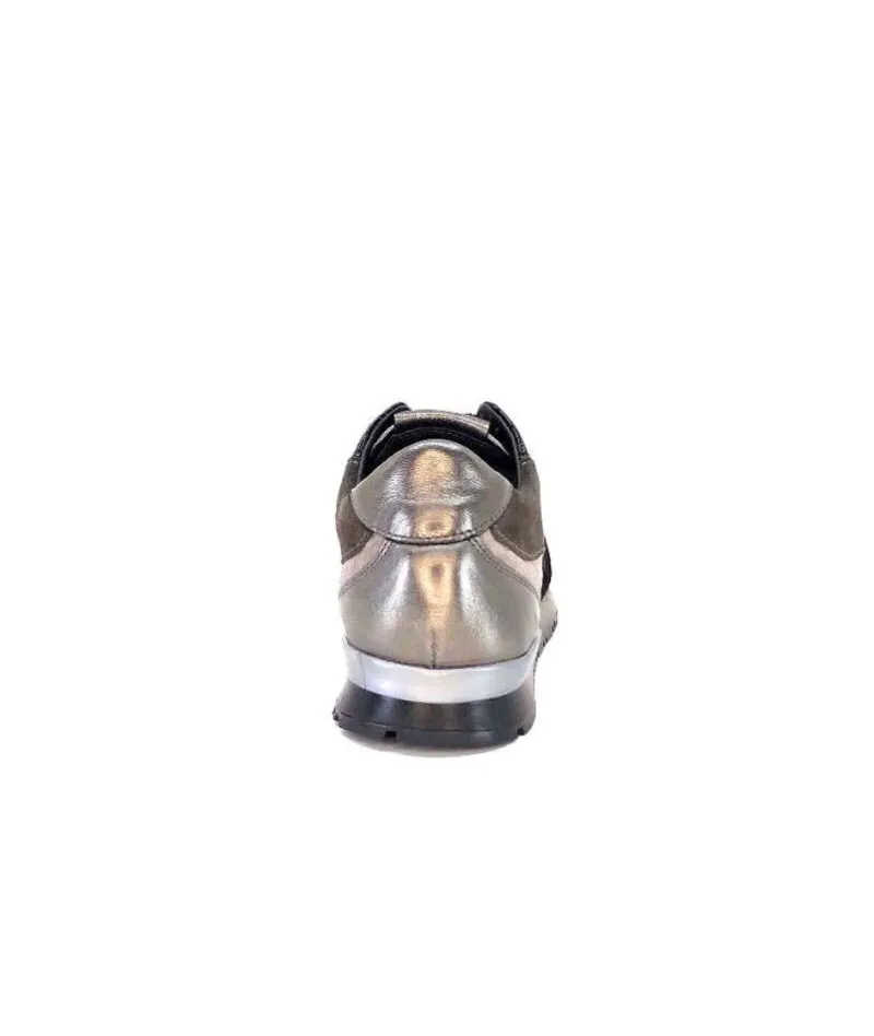 Reqins Electra Mix Daim Noir, Gris Cuir Acier & Cuir Vernis Noir*Requin New