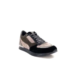 Reqins Electra Mix Daim Noir, Gris Cuir Acier & Cuir Vernis Noir*Requin New