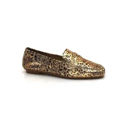 Reqins Hema Cuir Gold Leopard*Requin