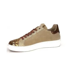 Reqins Sun Stella Mix Cuir Daim Beige*Requin Online
