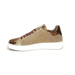 Reqins Sun Stella Mix Cuir Daim Beige*Requin Online