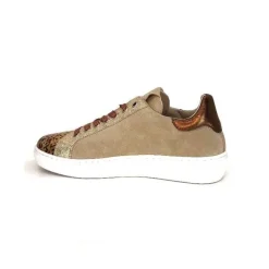 Reqins Sun Stella Mix Cuir Daim Beige*Requin Online