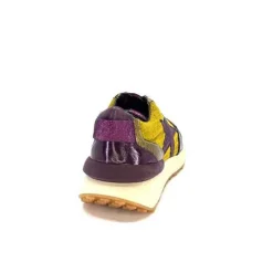 Reqins Urania Mix Cuir Violet Textile Moutarde*Requin New
