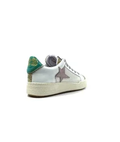 Smr Duck 9433 Cuir Blanc Glitter Or*Semerdjian New