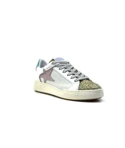 Smr Duck 9433 Cuir Blanc Glitter Or*Semerdjian New