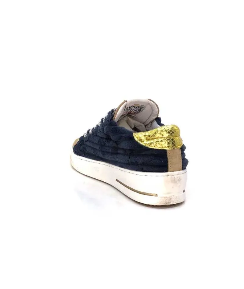 Smr Maya 8676 Velours Bleu Daim Beige*Semerdjian Clearance