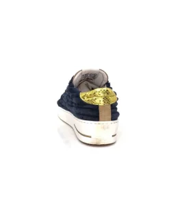 Smr Maya 8676 Velours Bleu Daim Beige*Semerdjian Clearance