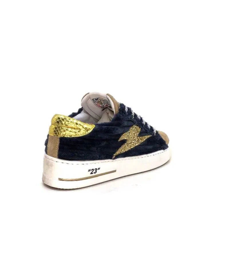 Smr Maya 8676 Velours Bleu Daim Beige*Semerdjian Clearance