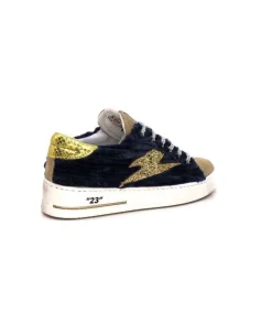 Smr Maya 8676 Velours Bleu Daim Beige*Semerdjian Clearance