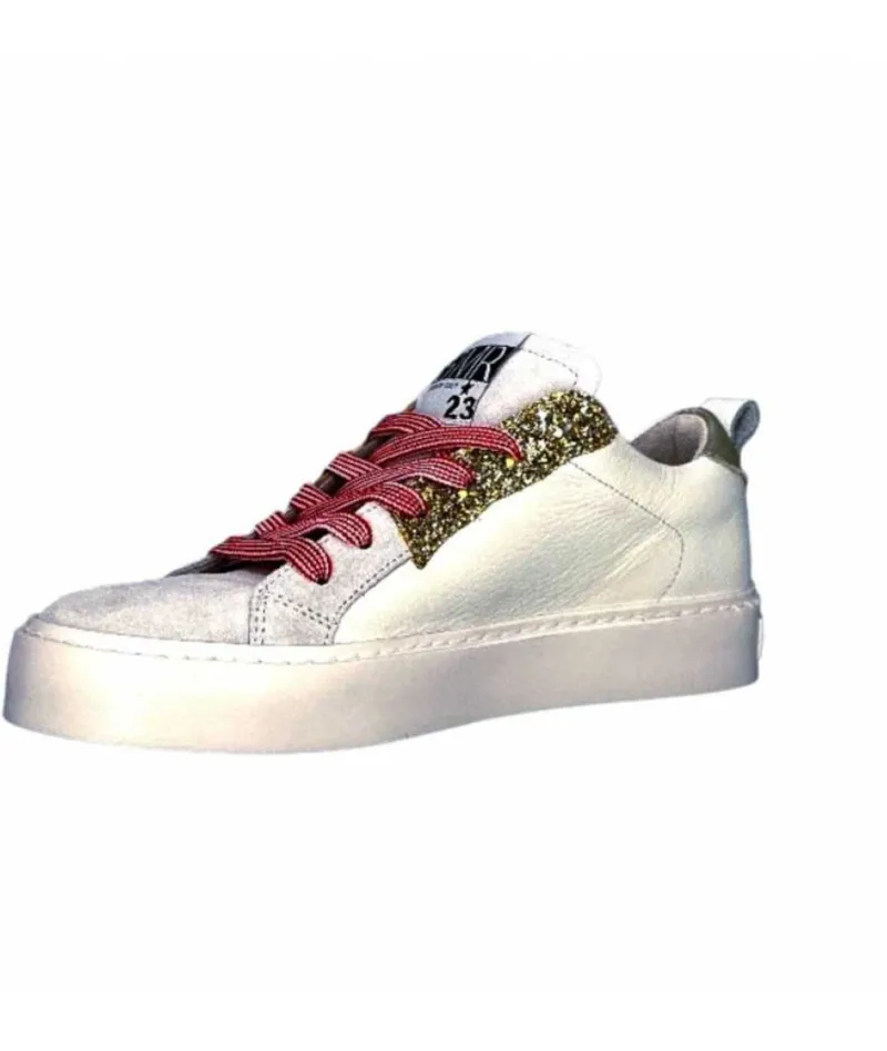 Smr Viken 9587 Cuir Gris Blanc*Semerdjian New