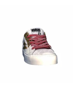 Smr Viken 9587 Cuir Gris Blanc*Semerdjian New