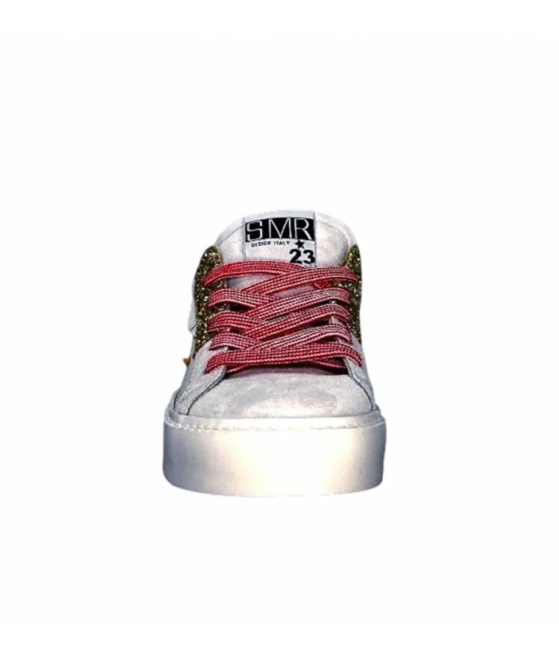 Smr Viken 9587 Cuir Gris Blanc*Semerdjian New