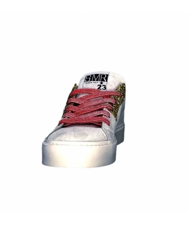 Smr Viken 9587 Cuir Gris Blanc*Semerdjian New