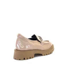 8-36-16 /02 Cuir Vernis & Tweed Beige*Softwaves Outlet