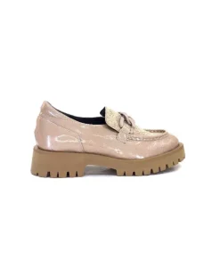 8-36-16 /02 Cuir Vernis & Tweed Beige*Softwaves Outlet