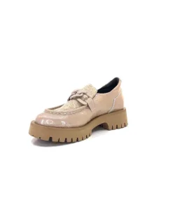 8-36-16 /02 Cuir Vernis & Tweed Beige*Softwaves Outlet