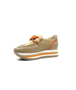 7-78-56 Cuir Et Daim Camel*Softwaves Outlet