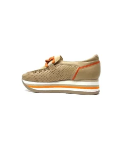 7-78-56 Cuir Et Daim Camel*Softwaves Outlet