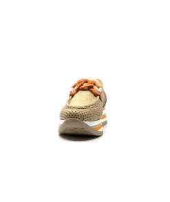 7-78-56 Cuir Et Daim Camel*Softwaves Outlet