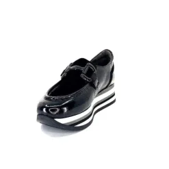 7.78.61 Cuir Vernis Et Daim Noir*Softwaves Discount