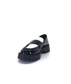 11244 Cg Cuir Noir & Vernis Blanc*We Do Best