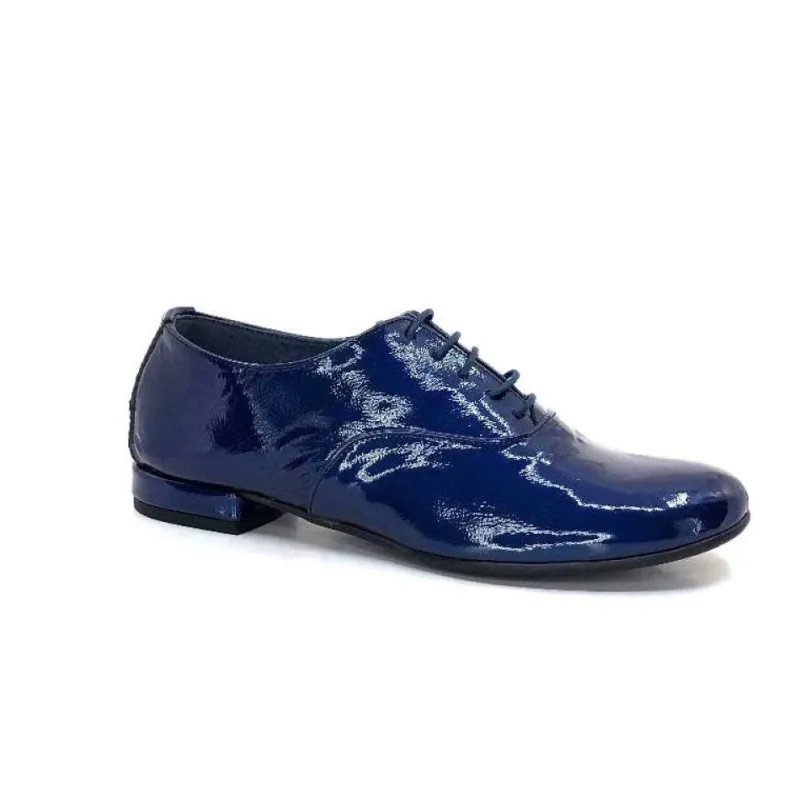 Xavier Danaud Cross Cuir Vernis Bleu*Ivoire0581