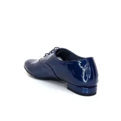 Xavier Danaud Cross Cuir Vernis Bleu*Ivoire0581