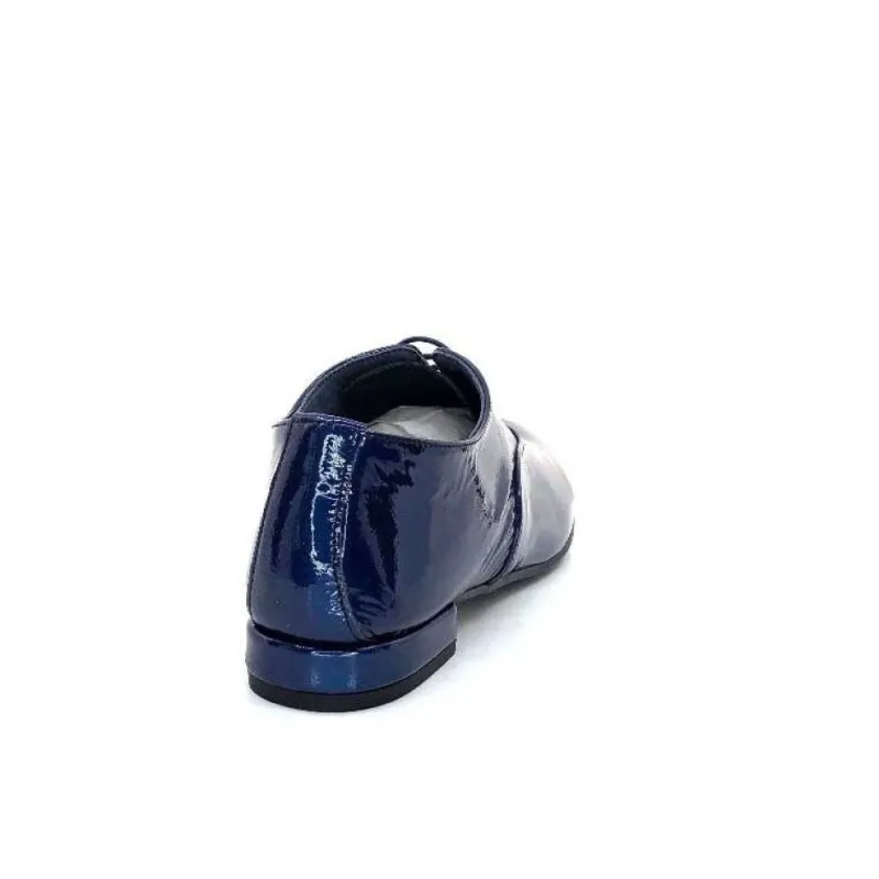 Xavier Danaud Cross Cuir Vernis Bleu*Ivoire0581