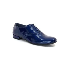 Xavier Danaud Cross Cuir Vernis Bleu*Ivoire0581
